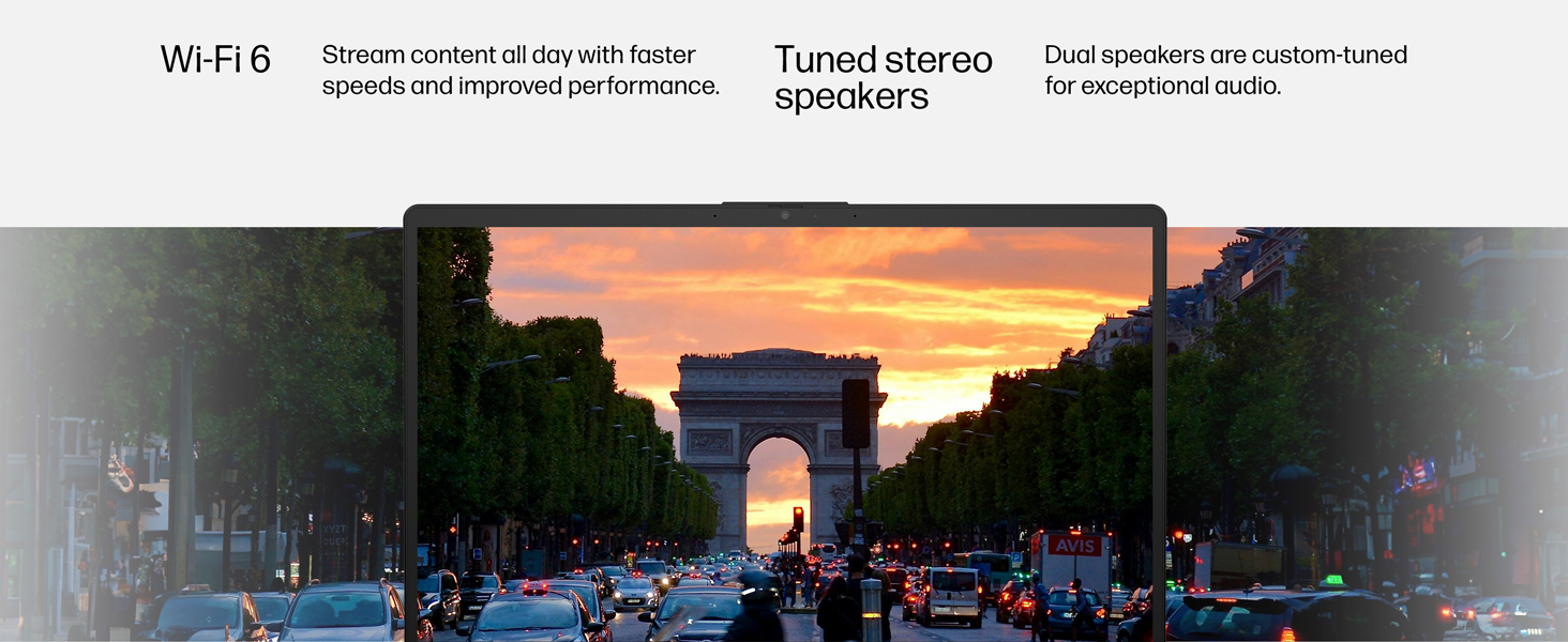 stream wi fi 6 wireless dual speakers tuned stereo audio clear quality sound