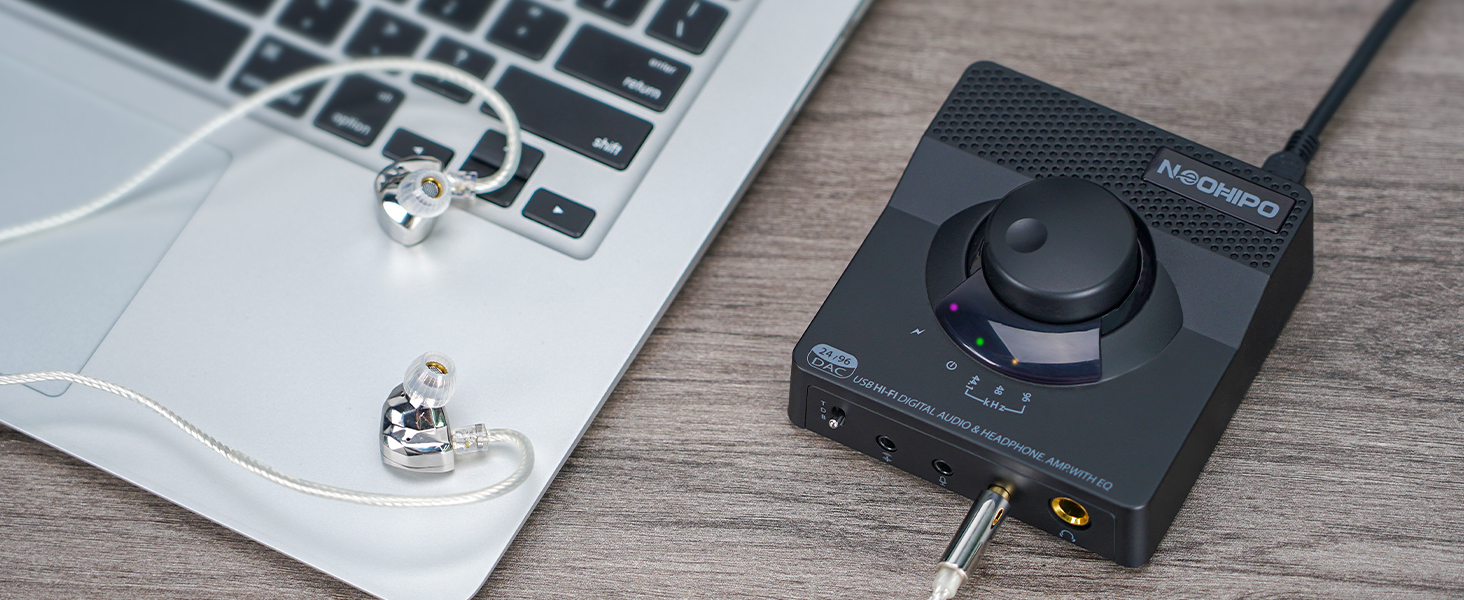 NEOHIPO H1 USB DAC Headphone Amplifier Desktop Amp