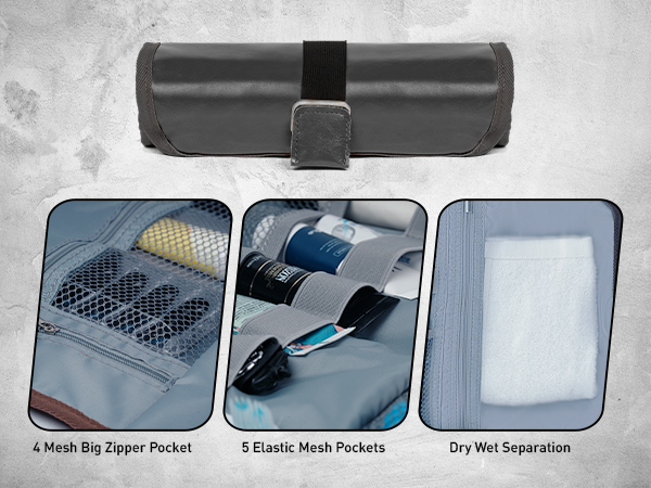 Amazon.com: GUZINC Toiletry Bag for Men, Travel Toiletry Bag