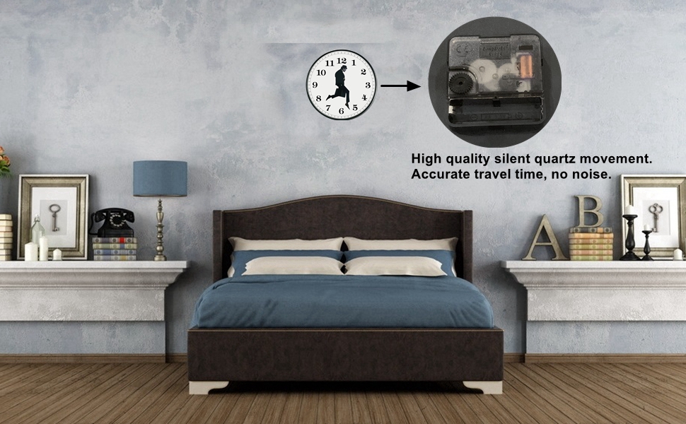 TANKRIN Ministry of Silly Walks Clock, Silly Walk Wall