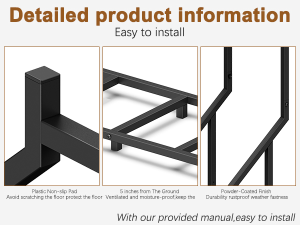 omadesign ✖️ PURIBASE 究極firewoodstand Amazon.com : Ebeneze 5.9ft Firewood Rack Holder, Outdoor