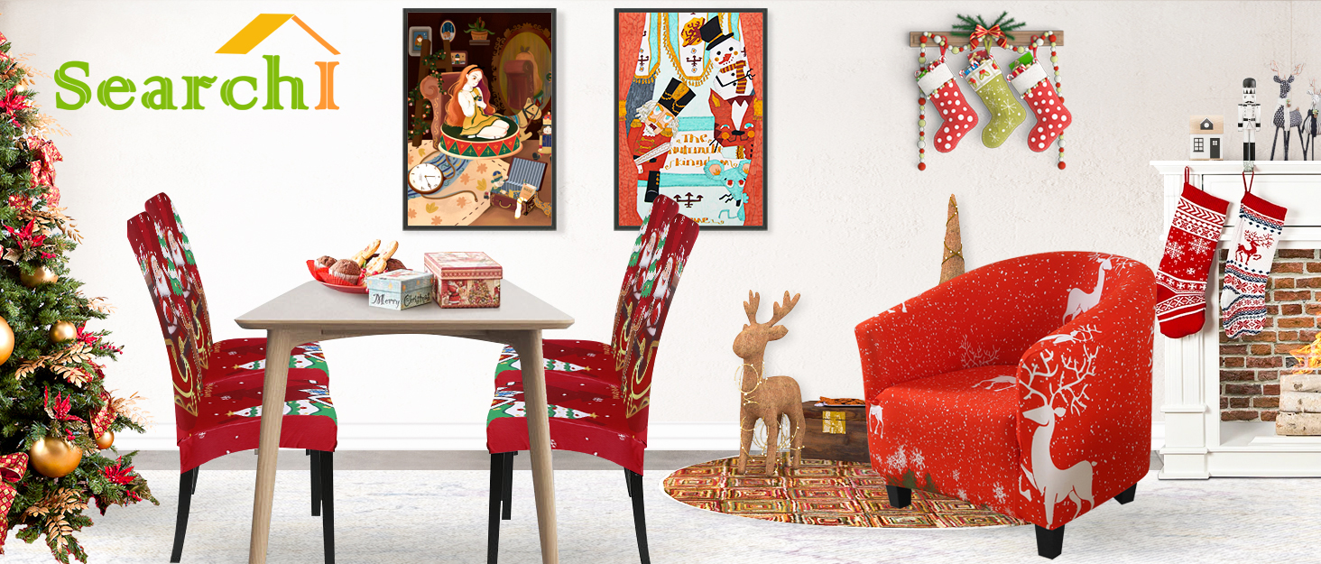Christmas Dining Chair Cover