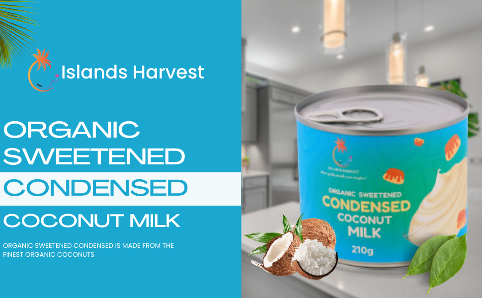 Islands Harvest Sweetened Condensed Coconut Milk Pack of 6
