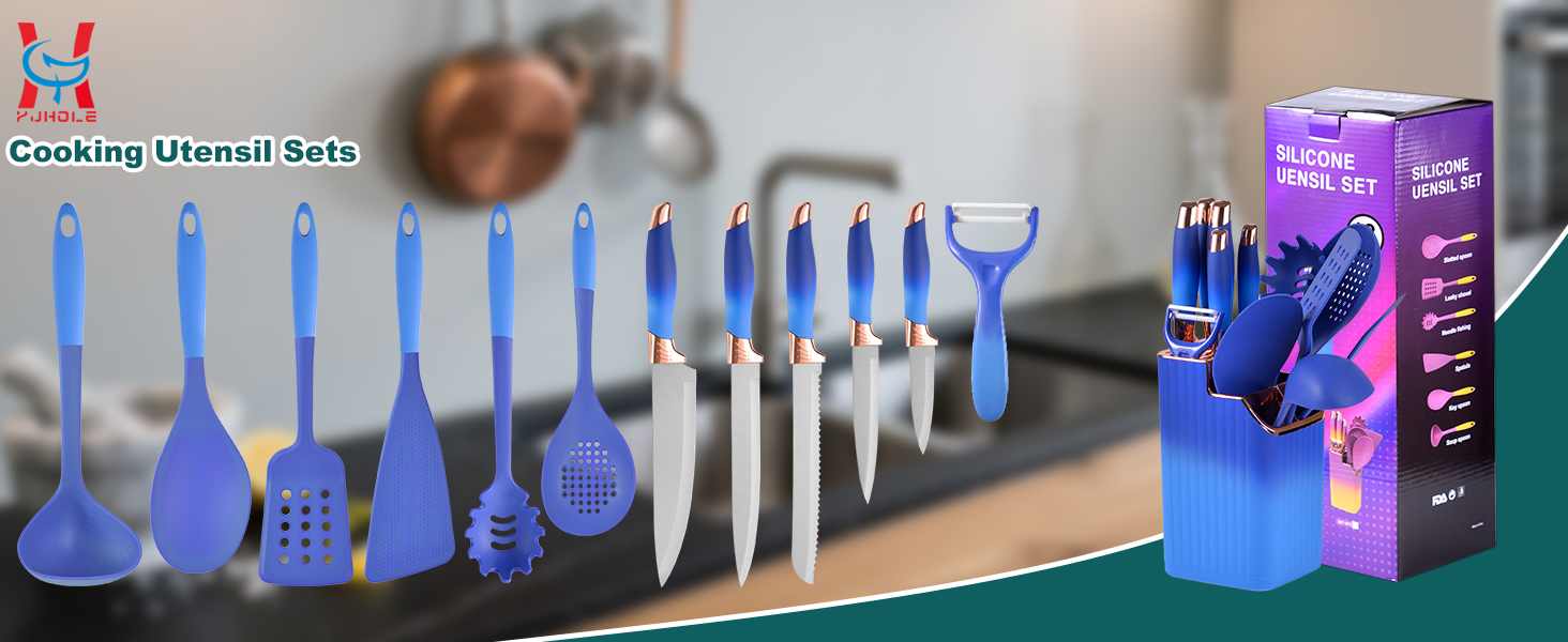 Silicone Cooking Utensils Set