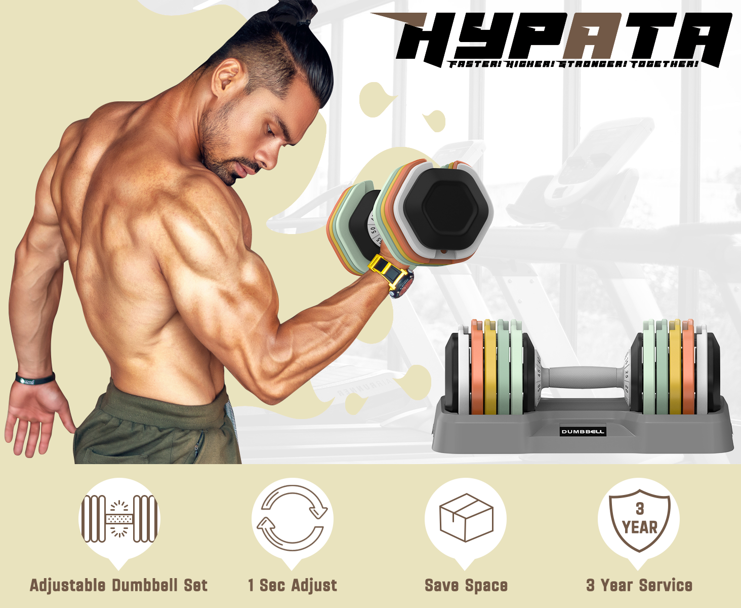 Adjustable Dumbbells Set
