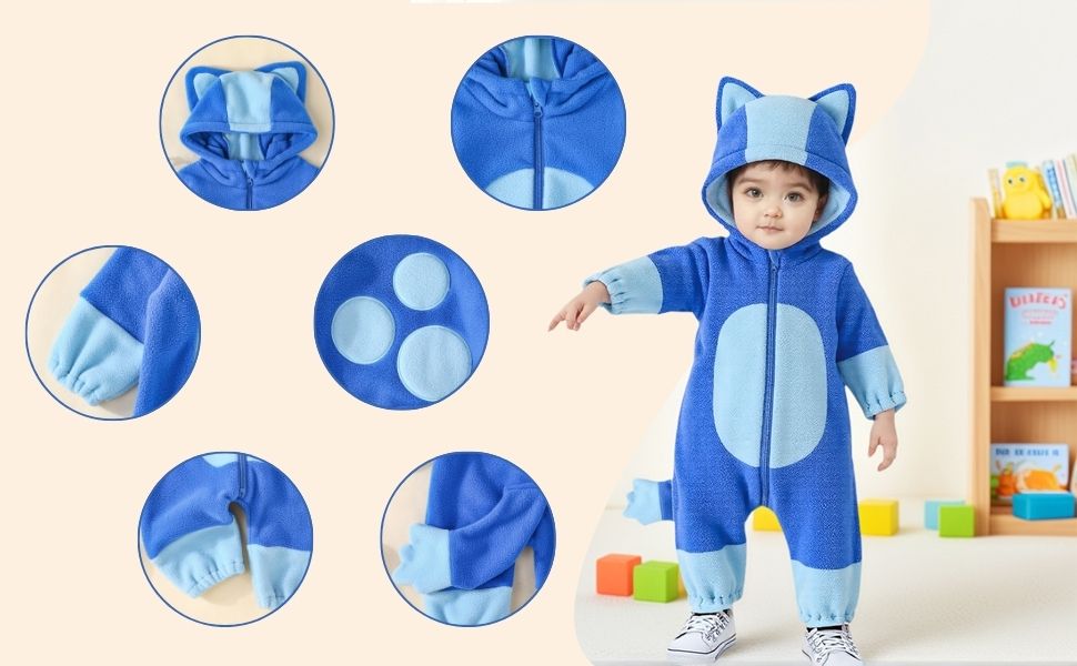 Blue Dog Cartoon Costume