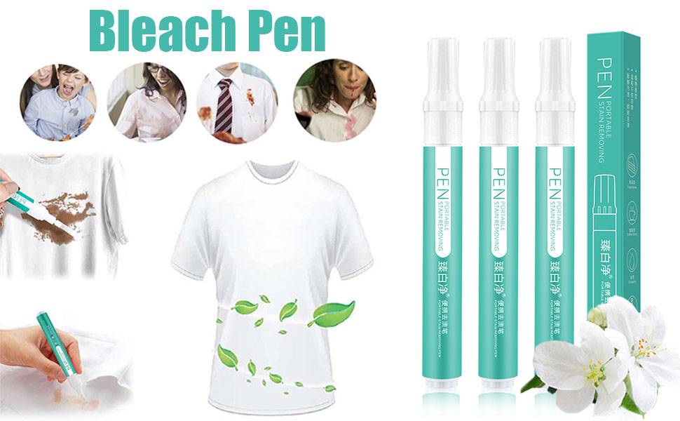 Bleach Pen for Clothing, Bleach Pen for Shoes, Portable