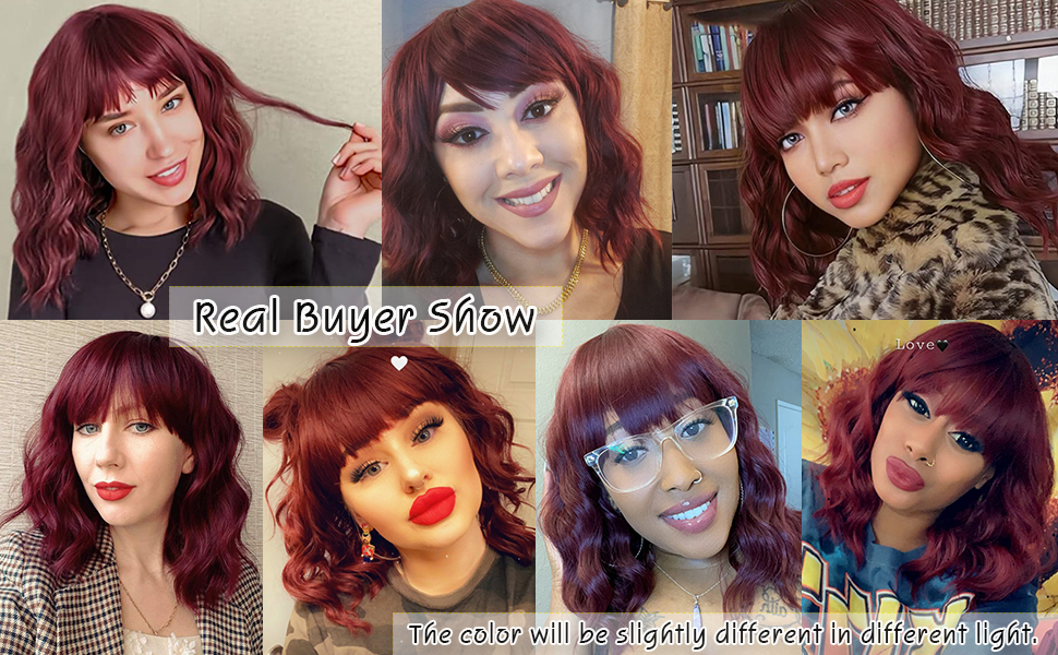 bob wig with bangs