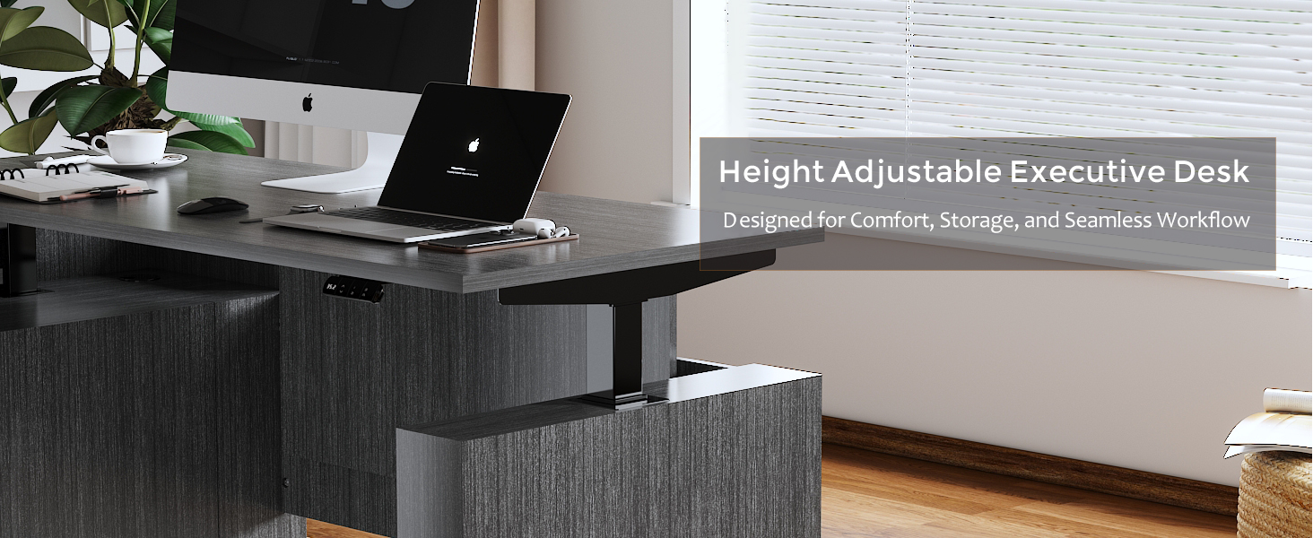 L-Shaped Executive Desk