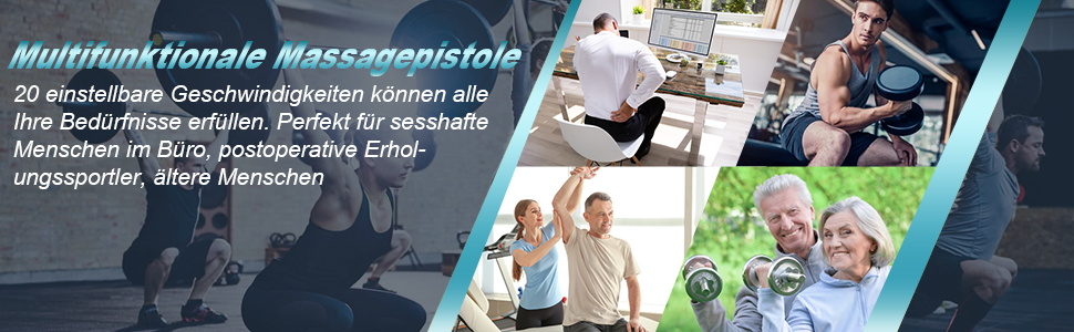 Pistolet de massage électronique