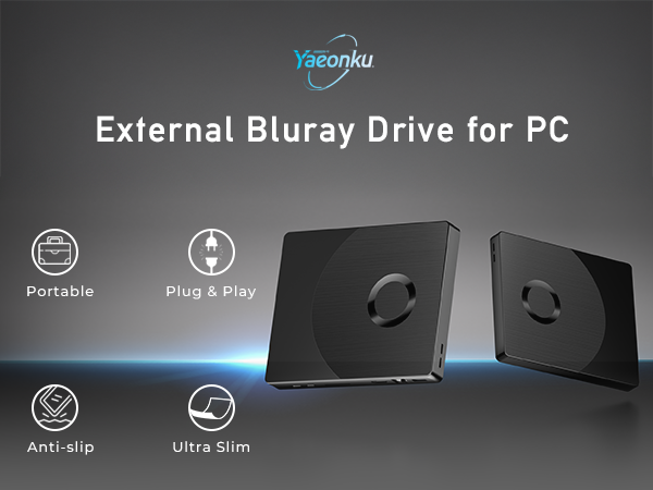 Amazon.com: 8 in 1 External Blueray/DVD Drive for PC