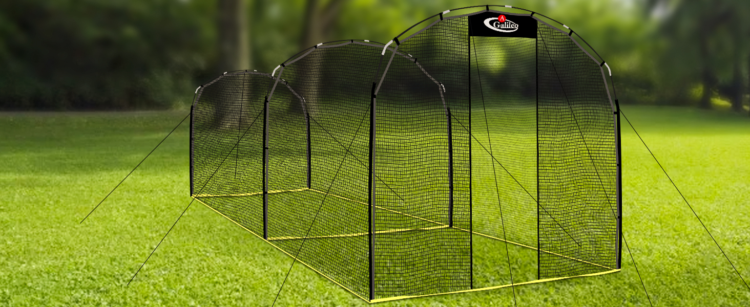 Portable Outdoor Softball Baseball Batting Hitting Cages