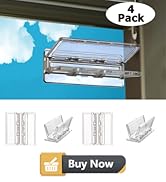 Sliding Door Lock Child Safety - 4 Pack Patio Door Locks for Sliding Glass Door, Window Door Stop...