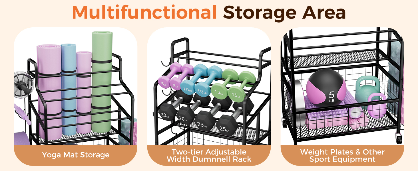 Home Gym Storage Rack