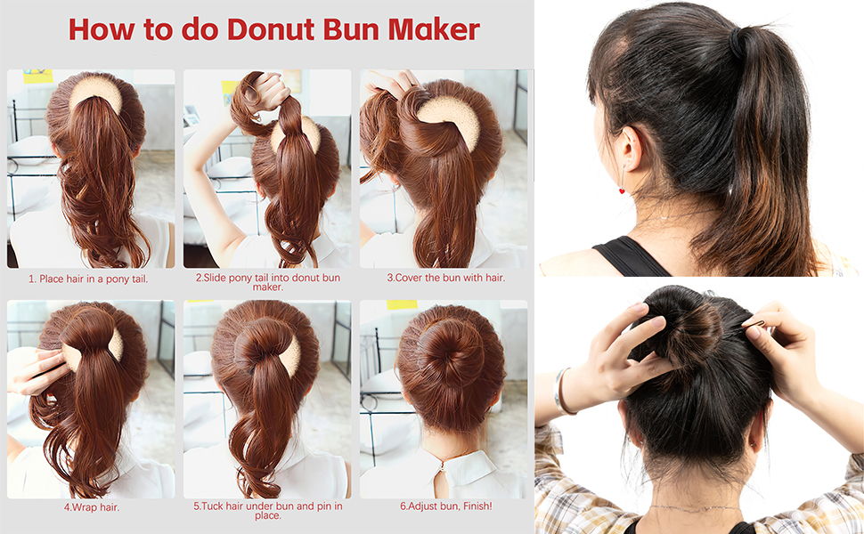hair bun accessories for women hair donut fake bun bun maker for kids hair buns donut buns for hair