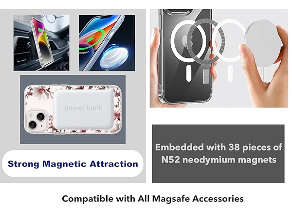 スマホケース/MAGSAFE TEEN SPIRIT ROSE iPhone 16 Pro Case Pink Neon Rings Magsafe Teen Spirit