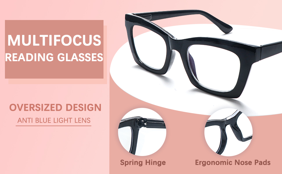 1.75 progressive multifocus reading glasses women