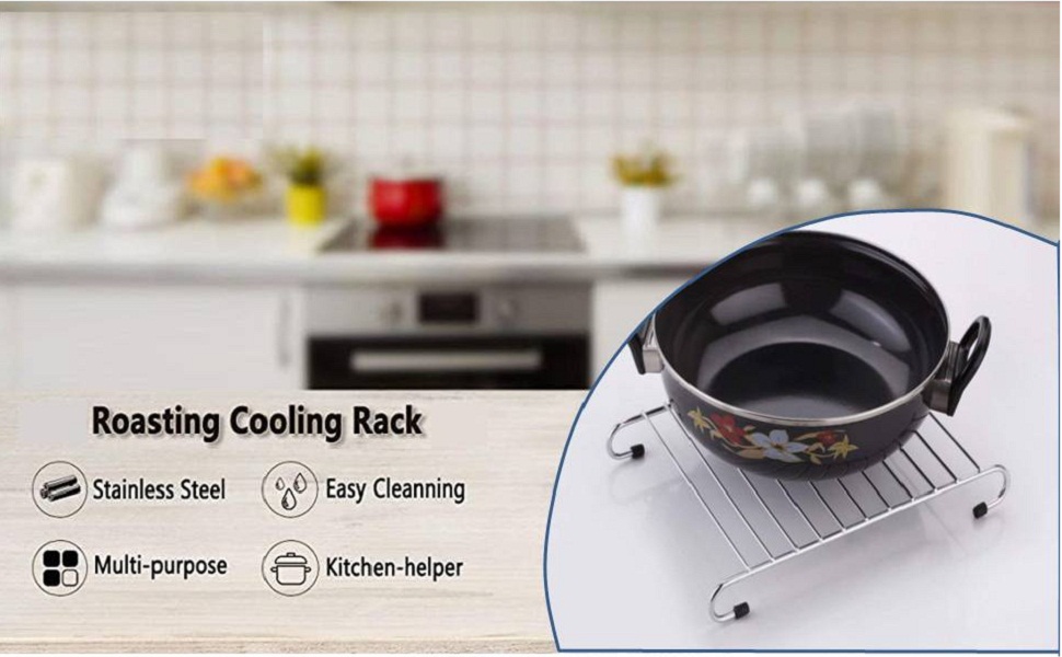 Buy Foliam Kitchen Stainless Steel Hot Plate Stand Dining Table Pack