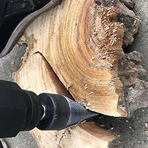 Newly upgraded wood splitter drill bit, suitable for most dry wood