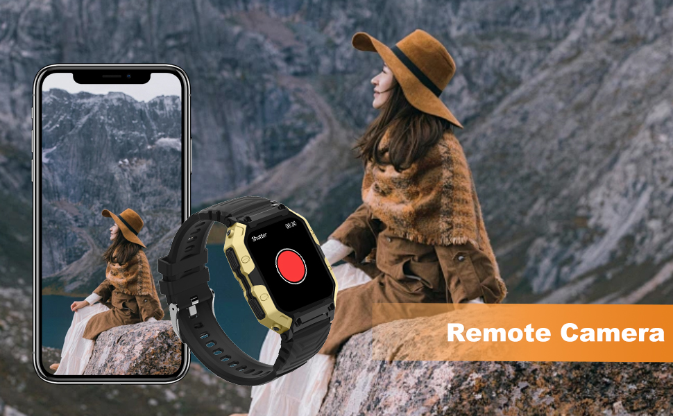 PEJE Smartwatch militar masculino com tela de 1,83 polegada, suporte a chamadas telefônicas, monitoramento de condicionamento físico, cardíaca e sono, compatível com iOS/Android.(Branco) 16 relogio digital masculino