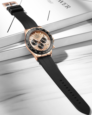 senstone mens Chronograph Quartz sport Watch