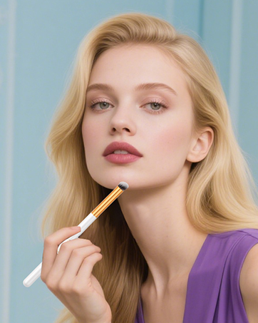 angled concealer brush