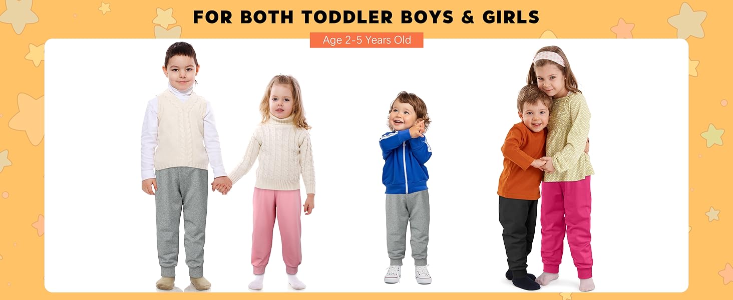 Toddler Girls Boys Sweatpants