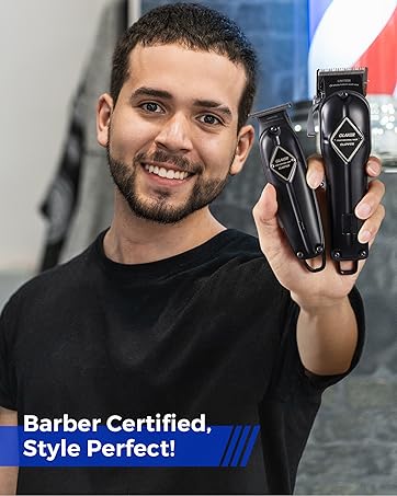 barber kit professional hair clippers for men cordless hair cutting kits beard trimmer