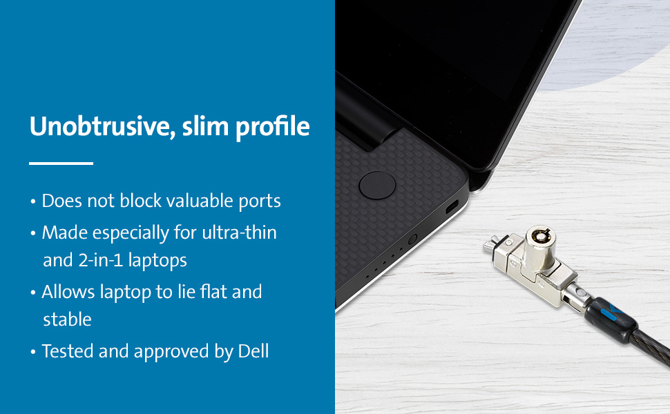 Kensington N17 2.0 Keyed Laptop Lock for Dell & Alienware K60500WW
