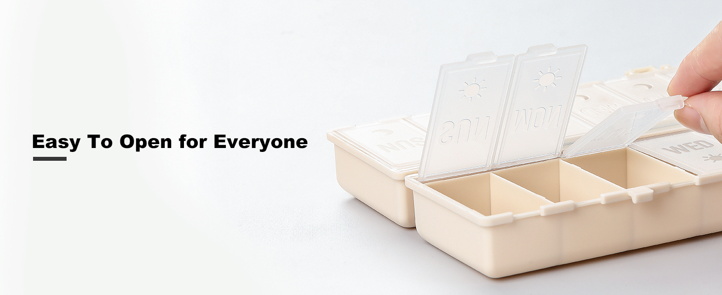 Weekly Pill Organizer 2 Times a Day
