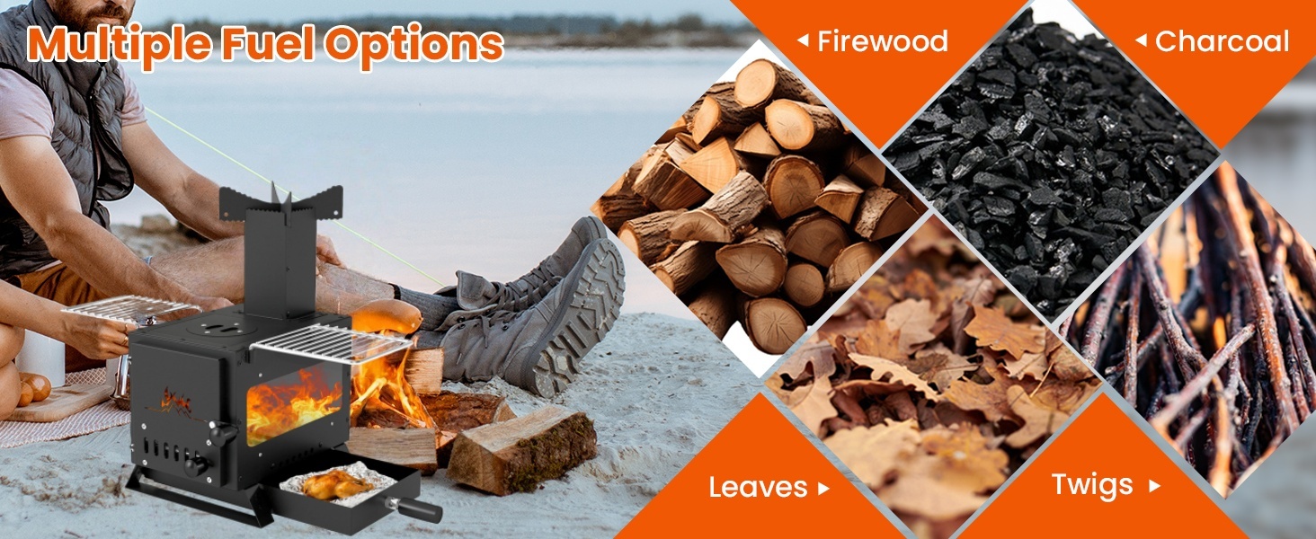 wood burning stove