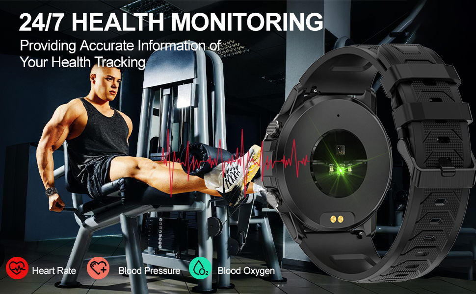 Fitness monitoring smartwatch