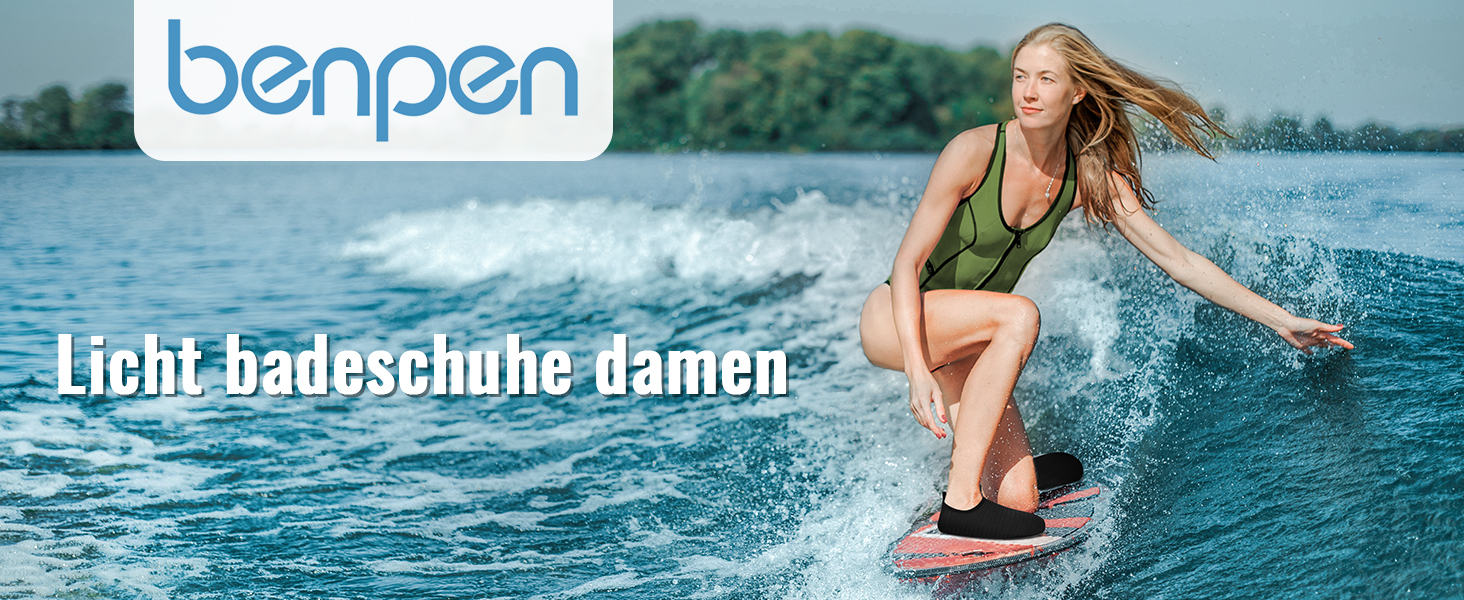 Badeschuhe Wasserschuhe Damen Herren,Schwimmschuhe Barfußschuhe Strandschuhe,Leicht Surfschuhe