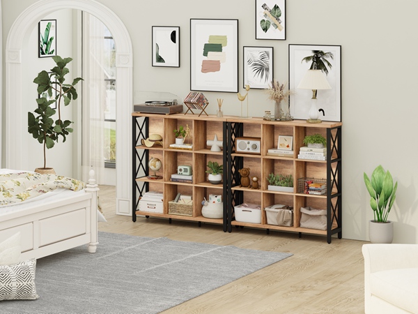 置物    Patricia  1993 Amazon.com: FATORRI 9 Cube Storage Bookshelf, 4 Shelf Book