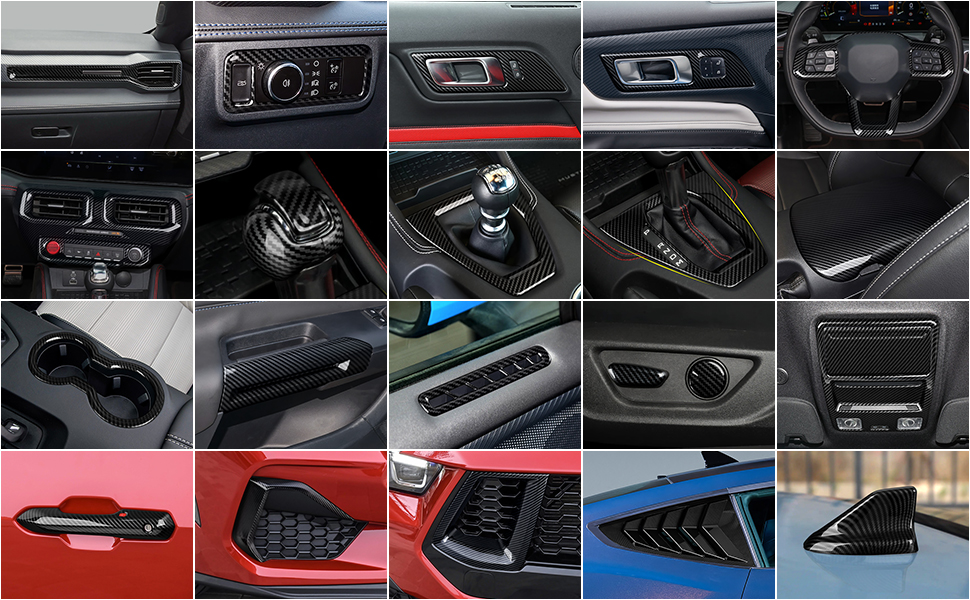 ABS Interior Cover Trim for 2024+ Ford Mustang Accessories