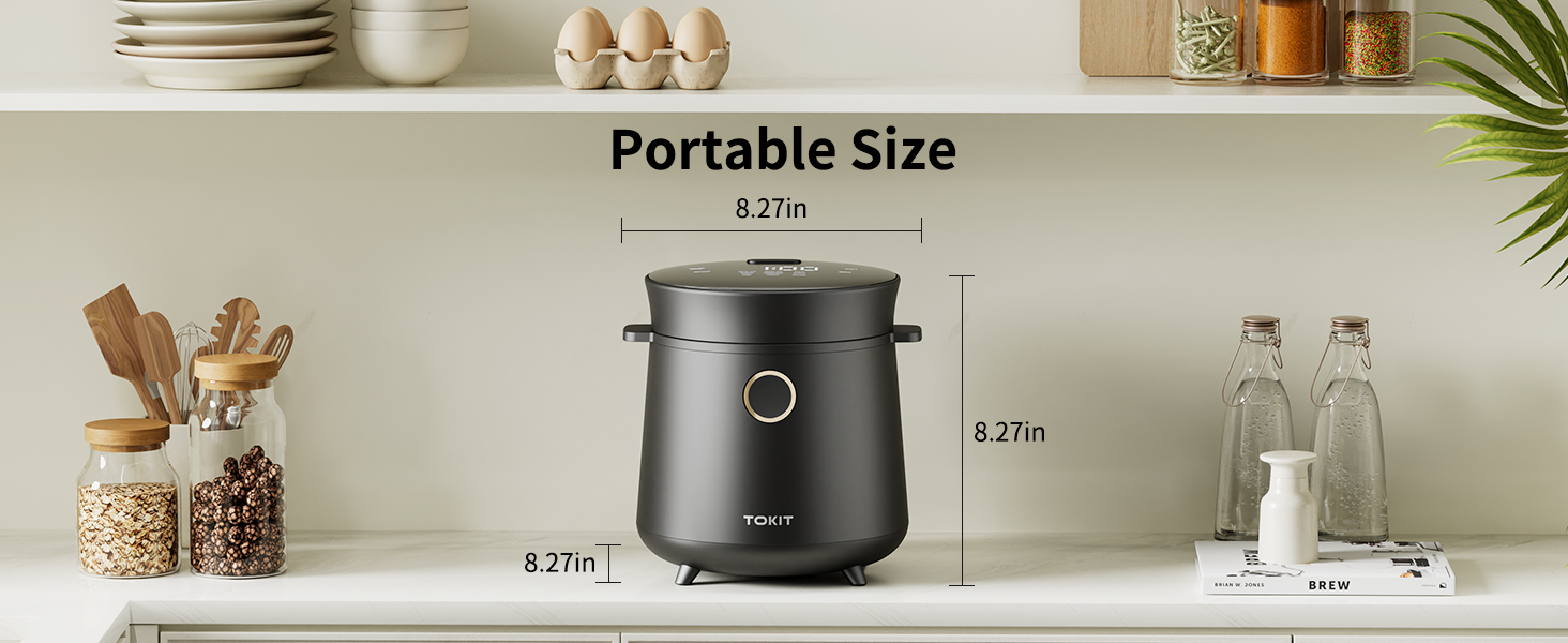 compact size rice cooker small