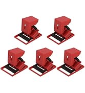HiLKCO Circuit Breaker Lockout Device, 5 Pack 480/600V Clamp-On Universal Single & Multi-Pole Bre...