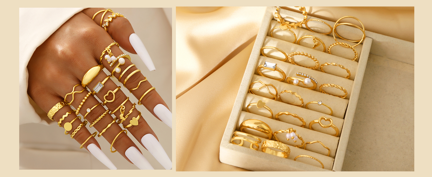 gold rings
