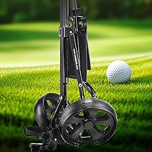 CaddyTek Deluxe Lightweight 2Wheel Golf Pull Cart