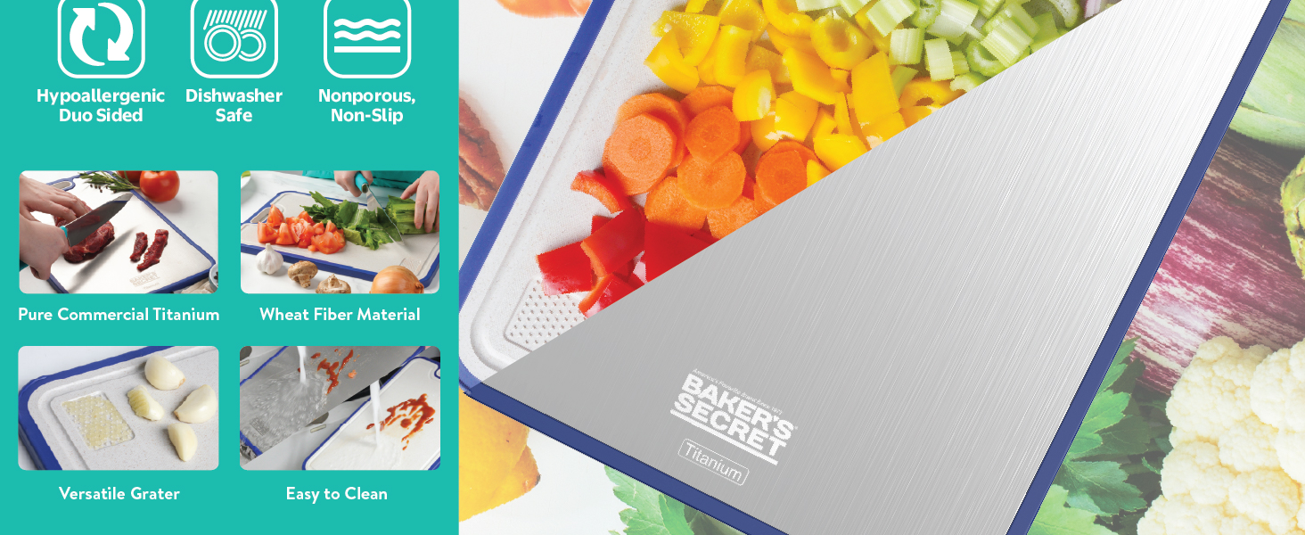 Ti cutting board by Baker's Secret