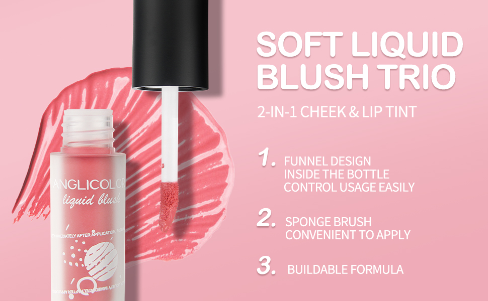 Peach liquid blush