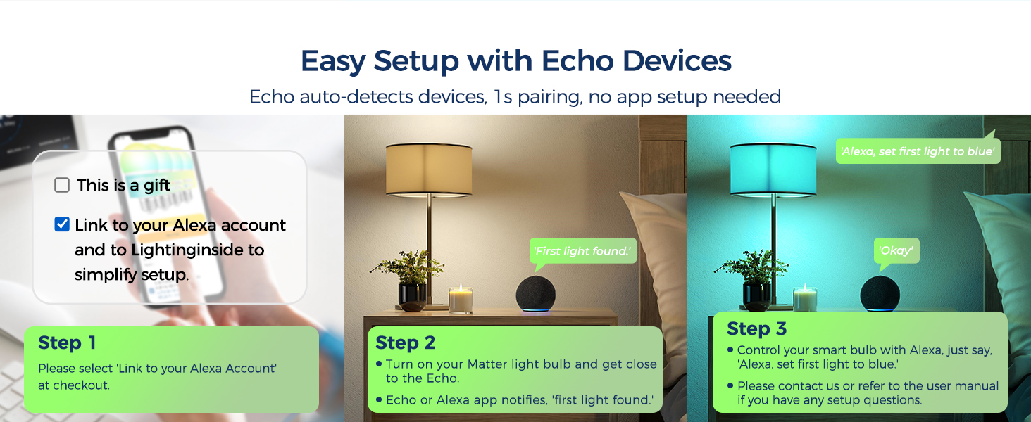 matter smart light bulbs