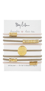 ByLilla stacks, hair ties, bracelet, bracelets