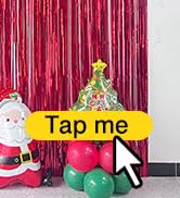 Red Foil Fringe Curtain Party Decorations, Melsan 3.2 x 8 ft Metallic Tinsel Curtains Streamer Ba...