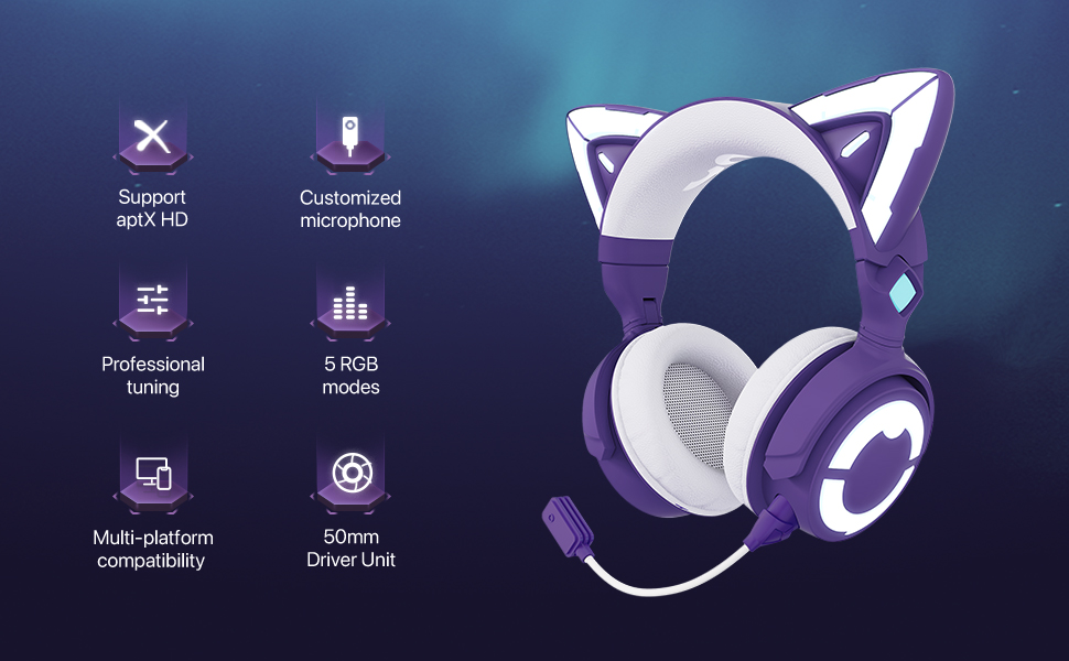 cat ear headphones