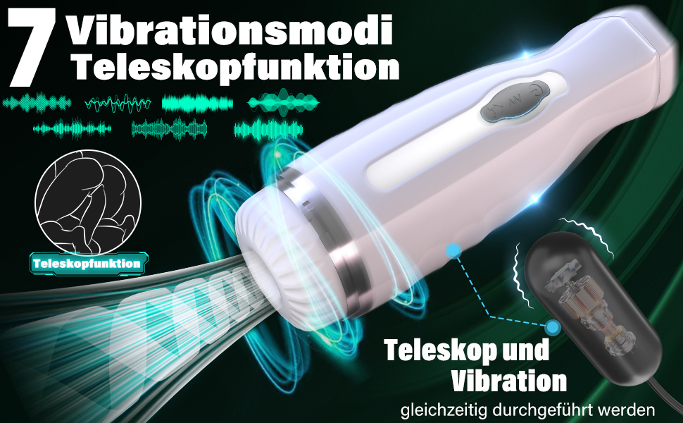 7 Vibrationsmodi Teleskopfunktion