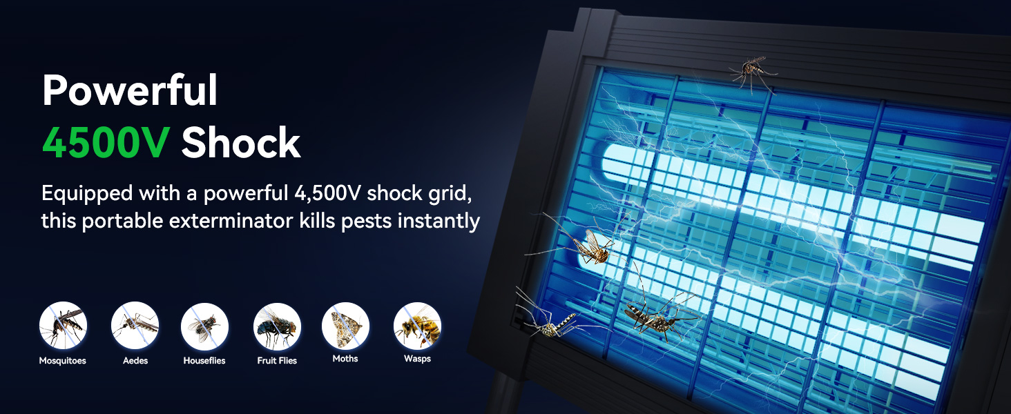 solar powered bug zapper