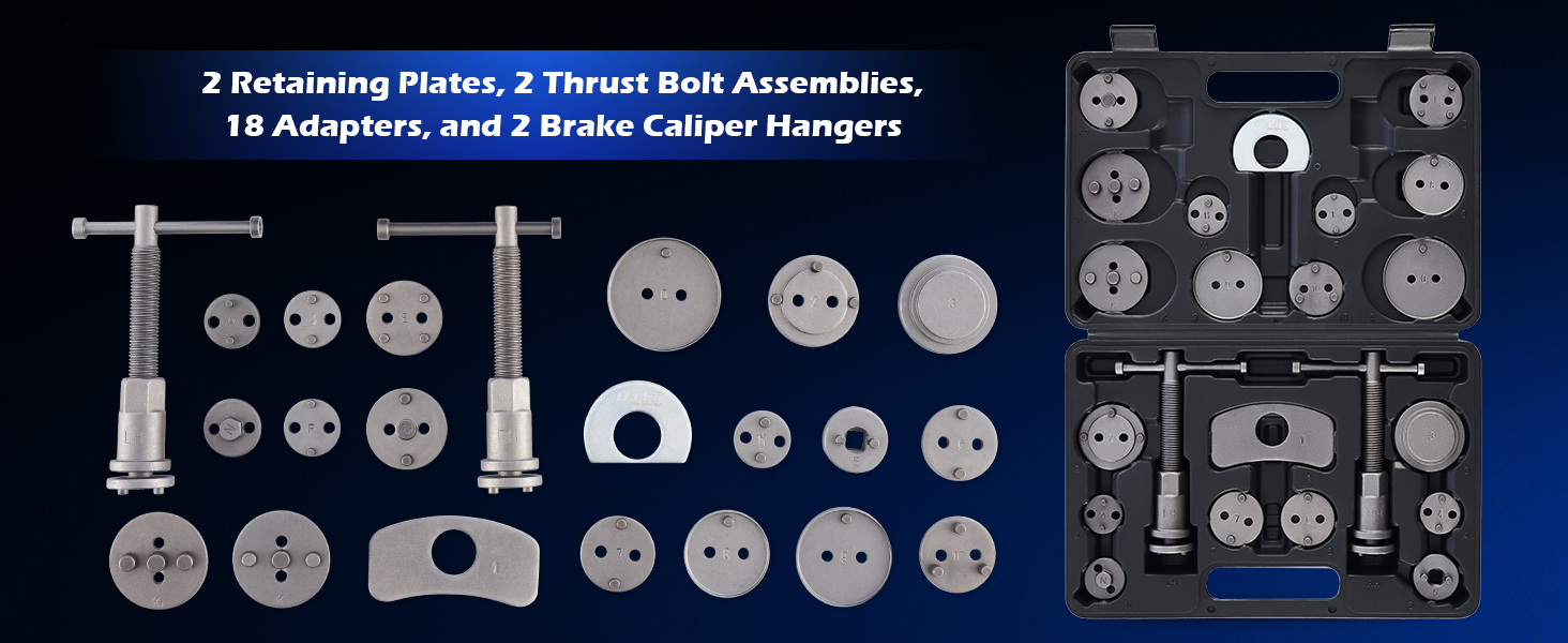 DISC BRAKE PAD AND CALIPER SERVICE TOOL KIT