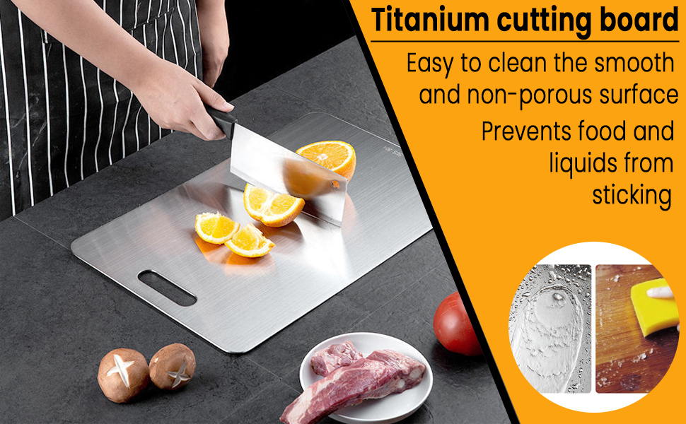 Amazon.com: Vestavita Titanium Cutting Board | 100% Pure Titanium - Will Titanium Cutting Boards Dull Knives