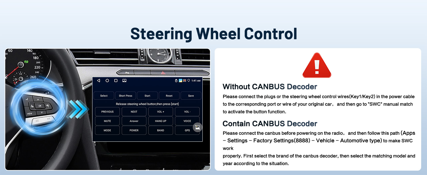 Steering Wheel Control